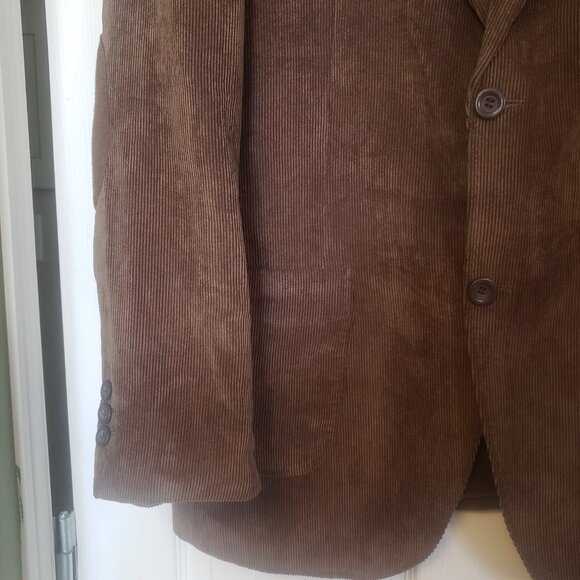 Giorgio Armani Regular Fit Corduroy Blazer. size 56 100 % cotton Italy - Picture 6 of 16